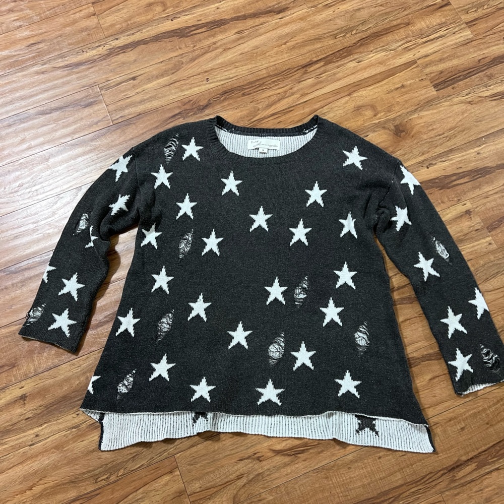 Vintage Havana Distressed Sweater